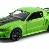 Ford Mustang Street Racer, Green - Maisto 31506 - 1/24 Scale Diecast Model Toy Car