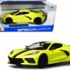 ModelToyCars 2020 Chevy Corvette Stingray Coupe Z51, Yellow - Maisto 31527YL - 1/24 Scale Diecast Model Toy Car