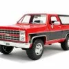 Jada Toys 1980 Chevy Blazer K5 Off Road, Glossy Red - Jada 31593 - 1/24 Scale Diecast Model Toy Car