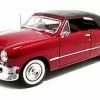 1950 Ford Convertible, Red - Maisto 31681 - 1/18 Scale Diecast Model Toy Car