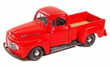 1948 Ford F-1 Pickup Truck, Red - Maisto 31935 - 1/25 Scale Diecast Model Toy Car