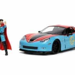 2006 Chevy Corvette Z06 W/ Doctor Strange, Marvel Cars - Jada Toys 32115 - 1/24 Scale Diecast Car
