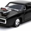 ModelToyCars Dom's 1970 Dodge Charger, Black - Jada Toys 32215 - 1/32 Scale Diecast Model Toy Car