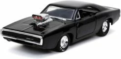 ModelToyCars Dom's 1970 Dodge Charger, Black - Jada Toys 32215 - 1/32 Scale Diecast Model Toy Car
