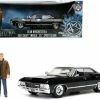 1967 Chevy Impala SS Sport Sedan With Dean Winchester Diecast Figurine, Supernatural - Jada Toys 32250/4 - 1/24 Scale Diecast Model Toy Car
