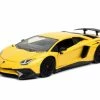 Null Lamborghini Aventador SV, Yellow - Jada Toys 32258/4 - 1/24 Scale Diecast Model Toy Car