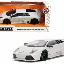 ModelToyCars Lamborghini Murcielago LP640, Light Gray - Jada Toys 32274/4 - 1/24 Scale Diecast Model Toy Car
