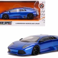 ModelToyCars Lamborghini Murcielago LP640, Candy Blue - Jada Toys 32279/4 - 1/24 Scale Diecast Model Toy Car