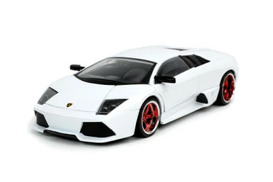 ModelToyCars 2010 Lamborghini Murcielago LP640, White - Jada Toys 32570/4 - 1/24 Scale Diecast Model Toy Car