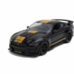 ModelToyCars 2020 Ford Mustang Shelby GT500, Black - Jada Toys 53003-W162GT - 1/24 Scale Diecast Model Toy Car