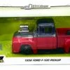1956 Ford F-100 With Spare Tires, Red - Jada Toys 33019 - 1/24 Scale Diecast Model Toy Car