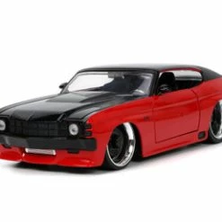 1971 Chevy Chevelle SS, Red And Black - Jada Toys 33041/4 - 1/24 Scale Diecast Model Toy Car