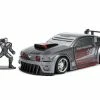 2006 Ford Mustang GT With War Machine Diecast Figurine, Marvel - Jada Toys 33082 - 1/32 Diecast Car