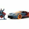 2017 Ford GT With Doctor Strange Diecast Figurine, Avengers - Jada Toys 33360 - 1/32 Diecast Car