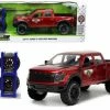 2011 Ford F-150 SVT Raptor W/Extra Wheels, Candy Red - Jada Toys 33854 - 1/24 Scale Diecast Car