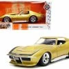 1969 Chevy Corvette Stingray ZL-1, Gold - Jada Toys 33863 - 1/24 Scale Diecast Model Toy Car