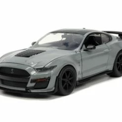 2020 Ford Mustang Shelby GT500, Glossy Gray - Jada Toys 33931 - 1/24 Scale Diecast Model Toy Car