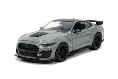 2020 Ford Mustang Shelby GT500, Glossy Gray - Jada Toys 33931 - 1/24 Scale Diecast Model Toy Car