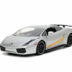 Lamborghini Gallardo Superleggera, Silver - Jada Toys 34027 - 1/24 Scale Diecast Model Toy Car