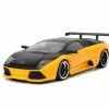 Lamborghini Murciélago LP64, Orange And Black - Jada Toys 34028 - 1/24 Scale Diecast Model Toy Car