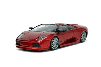 Lamborghini Murciélago Roadster, Candy Red - Jada Toys 34029 - 1/24 Scale Diecast Model Toy Car