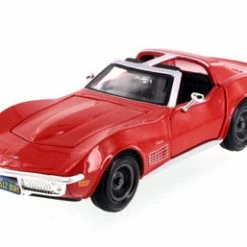 1970 Chevy Corvette T-Top, Red - Maisto 34202 - 1/24 Scale Diecast Model Toy Car