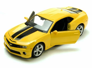 2010 Chevrolet Camaro Hard Top, Yellow - Showcasts 34207 - 1/24 Scale Diecast Car (New, But NO BOX)