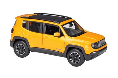 2017 Jeep Renegade, Orange - Showcasts 34282 - 1/24 Scale Diecast Model Toy Car