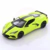 2020 Chevy Corvette Stingray Coupe Z51, Yellow - Showcasts 34527D4 - 1/24 Scale Diecast Car