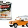 ModelToyCars 1971 Jeep Jeepster Commando With Roof Rack, Orange - Greenlight 35170A/48 - 1/64 Scale Diecast Car