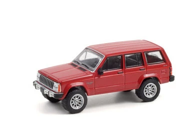1985 Jeep Cherokee Pioneer, Red - Greenlight 35210/48 - 1/64 Scale Diecast Model Toy Car