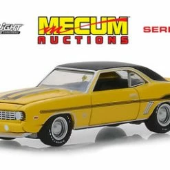 1969 Chevy Yenko Camaro, Daytona Yellow - Greenlight 37170C/48 - 1/64 Scale Diecast Model Toy Car