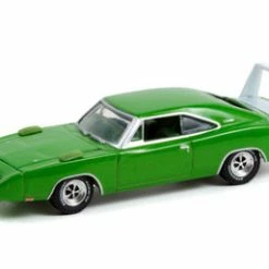 1969 Dodge Charger Daytona (Lot #1399), Spring Green Metallic - Greenlight 37240 - 1/64 Diecast Car