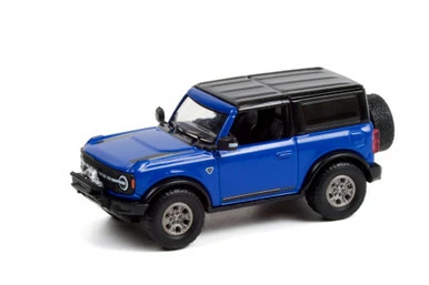 2021 Ford Bronco 2-Door VIN #001 (Lot #3008), Lightning Blue - Greenlight 37240 - 1/64 Diecast Car