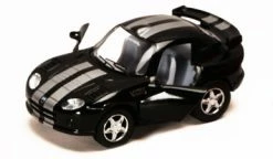 Dodge Viper GTS-R, Black - Kinsmart 4020D - 4Diecast Model Toy Car (Brand New, But NOT IN BOX)