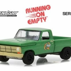 Greenlight 1969 Ford F-100 Pickup Truck, Quaker State - Quaker Statelight 41050D/48 - 1/64 Scale Diecast Car