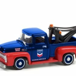 Greenlight Standard Oil 1954 Ford F-100 Towwith Drop-in Tow Hook 41130A/48 1/64 Scale Diecast Model Toy Car
