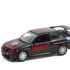 Texaco 1995 Ford Escort RS Cosworth, Black - Greenlight 41130D/48 - 1/64 Scale Diecast Model Toy Car