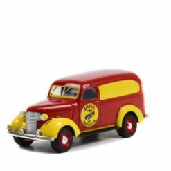 1939 Chevy Panel Truck, Red - Greenlight 41140A/48 - 1/64 Scale Diecast Model Toy Car