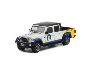 2021 Jeep Gladiator Pickup Truck, White - Greenlight 41140F/48 - 1/64 Scale Diecast Model Toy Car