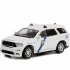 2019 Dodge Durango Police, White - Greenlight 42990E/48 - 1/64 Scale Diecast Model Toy Car