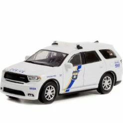 2019 Dodge Durango Police, White - Greenlight 42990E/48 - 1/64 Scale Diecast Model Toy Car