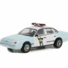1992 Ford Crown Victoria Police Interceptor, Blue - Greenlight 43000B - 1/64 Scale Diecast Car