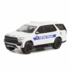 2021 Chevy Tahoe Police Pursuit Vehicle, White - Greenlight 43000F - 1/64 Scale Diecast Car