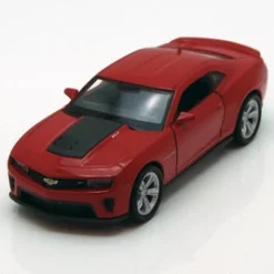 Chevy Camaro ZL1, Red - Welly 43667 - 4.5Long Diecast Model Toy Car (Brand New, But NOT IN BOX)
