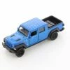 2020 Jeep Gladiator Pickup, Blue - Welly 43788D - 1/34 Scale Diecast Model Toy Car