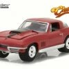 1967 Chevy Corvette Stingray, Cheers, Ruby Red - Greenlight 44770 - 1/64 Scale Diecast Model Toy Car