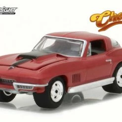 1967 Chevy Corvette Stingray, Cheers, Ruby Red - Greenlight 44770 - 1/64 Scale Diecast Model Toy Car