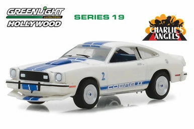 1976 Ford Mustang Cobra II, Charlie's Angels - Greenlight 44790A - 1/64 Scale Diecast Model Toy Car