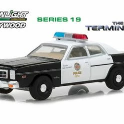 1977 Dodge Monaco Metropolitan Police, The Terminator - Greenlight 44790C - 1/64 Scale Diecast Car